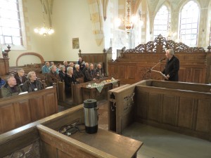 Peter Breukink, directeur van de Stichting Oude Groninger Kerken aan het woord.